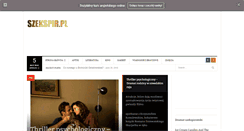 Desktop Screenshot of korespondent.szekspir.pl