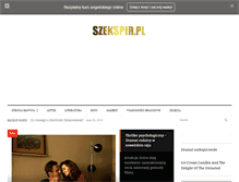 Tablet Screenshot of korespondent.szekspir.pl